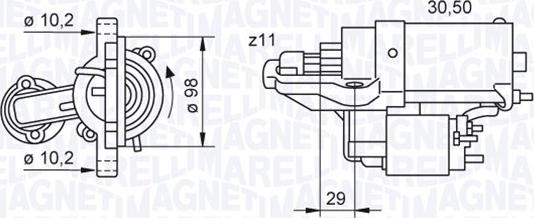 Magneti Marelli 063280028010 - Starteris adetalas.lv