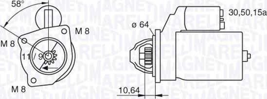 Magneti Marelli 063223101010 - Starteris adetalas.lv