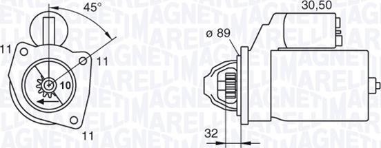 Magneti Marelli 063227592010 - Starteris adetalas.lv