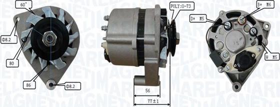 Magneti Marelli 063739066010 - Ģenerators adetalas.lv