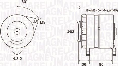 Magneti Marelli 063735060010 - Ģenerators adetalas.lv