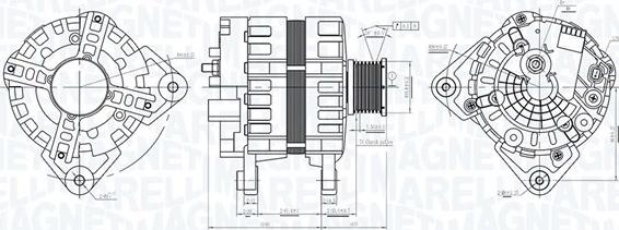 Magneti Marelli 063736095010 - Ģenerators adetalas.lv