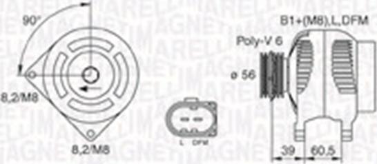 Magneti Marelli 063731446010 - Ģenerators adetalas.lv