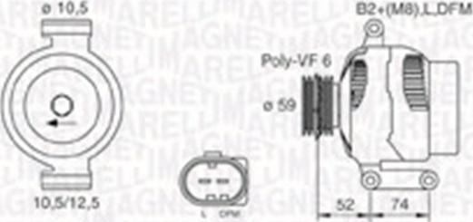 Magneti Marelli 063730003010 - Ģenerators adetalas.lv