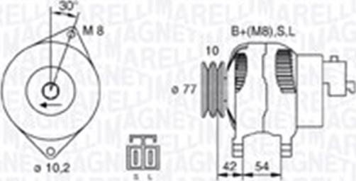 Magneti Marelli 063730015010 - Ģenerators adetalas.lv