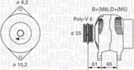 Magneti Marelli 063730023010 - Ģenerators adetalas.lv