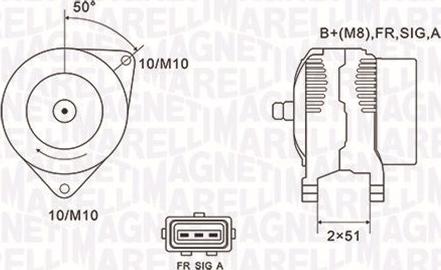 Magneti Marelli 063731941010 - Ģenerators adetalas.lv