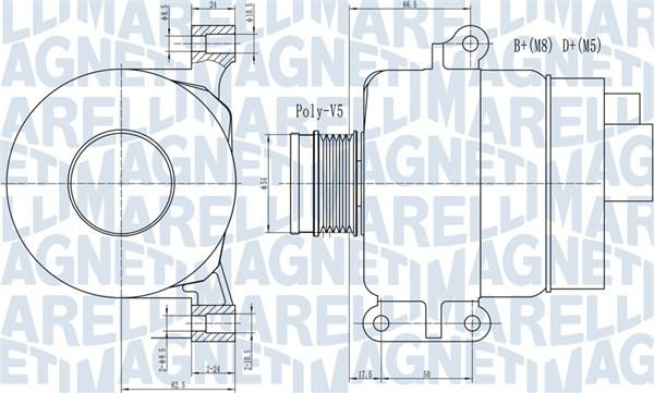 Magneti Marelli 063731969010 - Ģenerators adetalas.lv