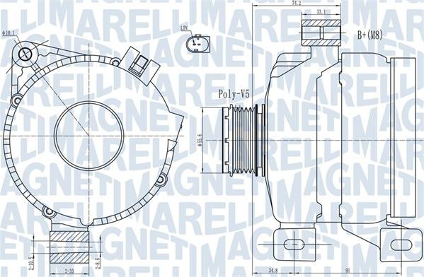 Magneti Marelli 063731967010 - Ģenerators adetalas.lv