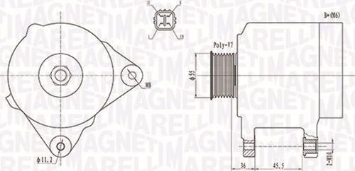 Magneti Marelli 063731907010 - Ģenerators adetalas.lv