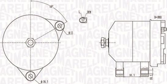 Magneti Marelli 063731915010 - Ģenerators adetalas.lv