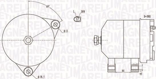 Magneti Marelli 063731913010 - Ģenerators adetalas.lv