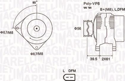 Magneti Marelli 063731912010 - Ģenerators adetalas.lv