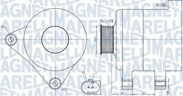 Magneti Marelli 063731986010 - Ģenerators adetalas.lv