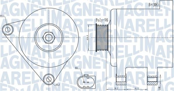 Magneti Marelli 063731937010 - Ģenerators adetalas.lv