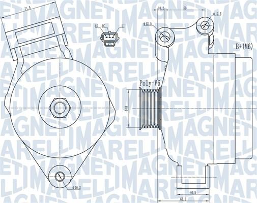 Magneti Marelli 063731925010 - Ģenerators adetalas.lv