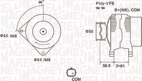 Magneti Marelli 063731975010 - Ģenerators adetalas.lv