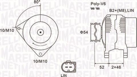 Magneti Marelli 063731970010 - Ģenerators adetalas.lv