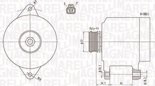 Magneti Marelli 063731409010 - Ģenerators adetalas.lv