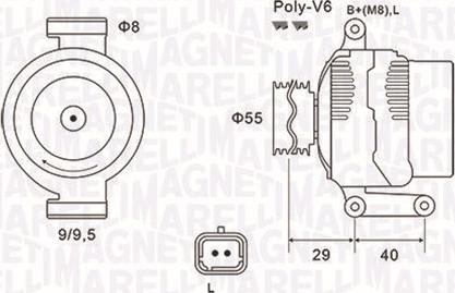 Magneti Marelli 063731484010 - Ģenerators adetalas.lv