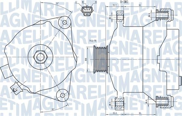 Magneti Marelli 063731483010 - Ģenerators adetalas.lv