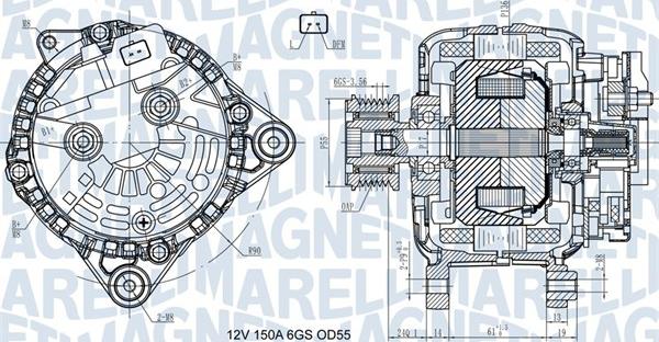 Magneti Marelli 063731435410 - Ģenerators adetalas.lv