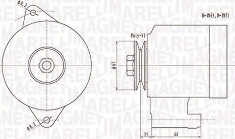 Magneti Marelli 063731472010 - Ģenerators adetalas.lv