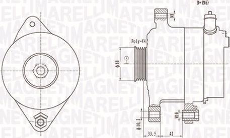 Magneti Marelli 063731595010 - Ģenerators adetalas.lv