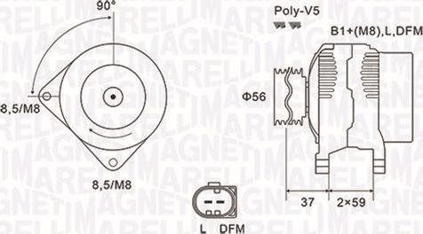 Magneti Marelli 063731541010 - Ģenerators adetalas.lv