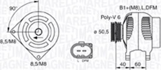 Magneti Marelli 063731542010 - Ģenerators adetalas.lv