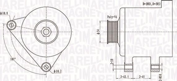 Magneti Marelli 063731509010 - Ģenerators adetalas.lv