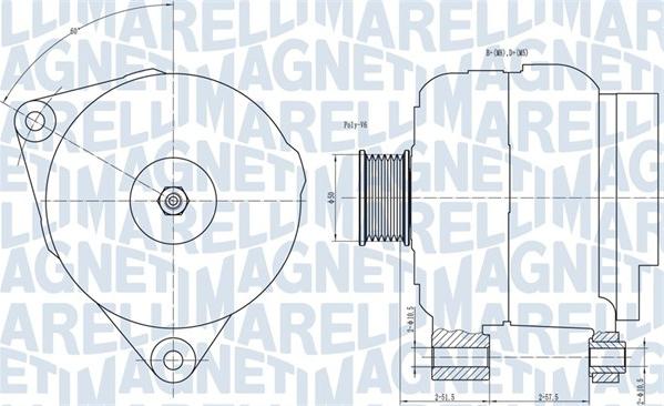 Magneti Marelli 063731501010 - Ģenerators adetalas.lv