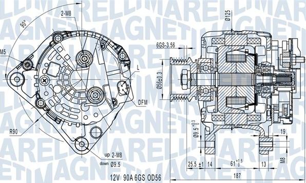 Magneti Marelli 063731512010 - Ģenerators adetalas.lv