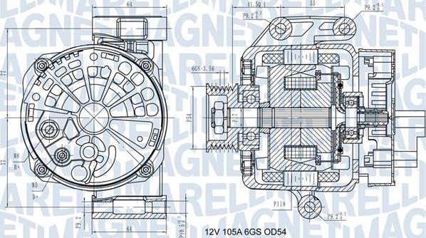 Magneti Marelli 063731585210 - Ģenerators adetalas.lv