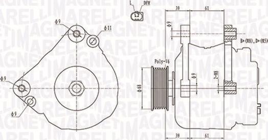 Magneti Marelli 063731587010 - Ģenerators adetalas.lv