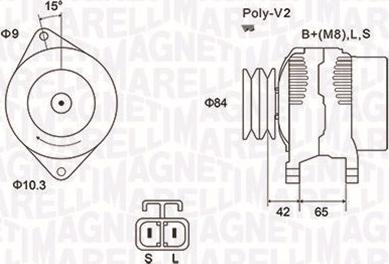 Magneti Marelli 063731530010 - Ģenerators adetalas.lv