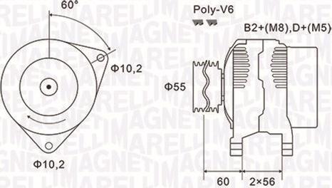 Magneti Marelli 063731577010 - Ģenerators adetalas.lv