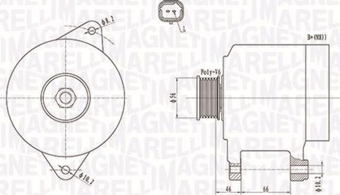 Magneti Marelli 063731653010 - Ģenerators adetalas.lv