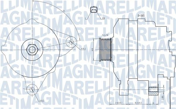 Magneti Marelli 063731665010 - Ģenerators adetalas.lv