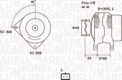 Magneti Marelli 063731661010 - Ģenerators adetalas.lv