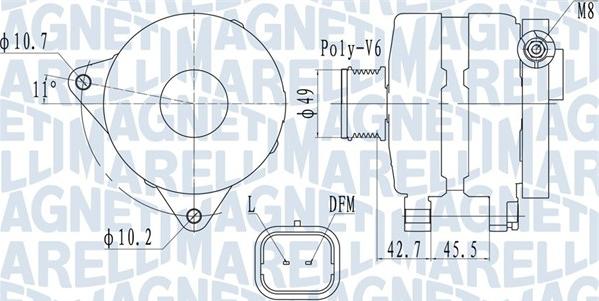 Magneti Marelli 063731681010 - Ģenerators adetalas.lv