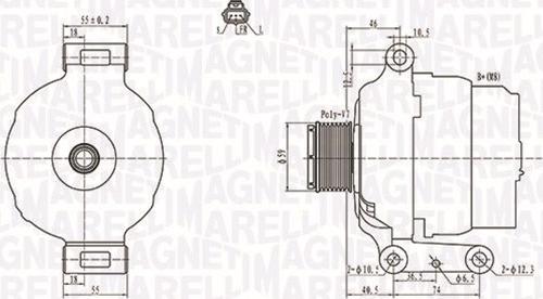 Magneti Marelli 063731639010 - Ģenerators adetalas.lv