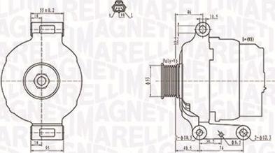 Magneti Marelli 063731636010 - Ģenerators adetalas.lv