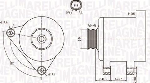 Magneti Marelli 063731674010 - Ģenerators adetalas.lv