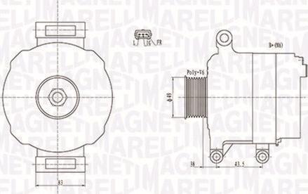 Magneti Marelli 063731676010 - Ģenerators adetalas.lv