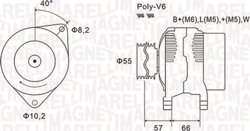 Magneti Marelli 063731036010 - Ģenerators adetalas.lv