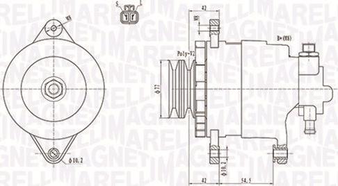 Magneti Marelli 063731183010 - Ģenerators adetalas.lv