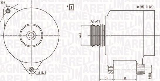 Magneti Marelli 063731139010 - Ģenerators adetalas.lv