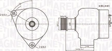 Magneti Marelli 063731138010 - Ģenerators adetalas.lv