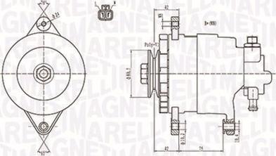 Magneti Marelli 063731172010 - Ģenerators adetalas.lv